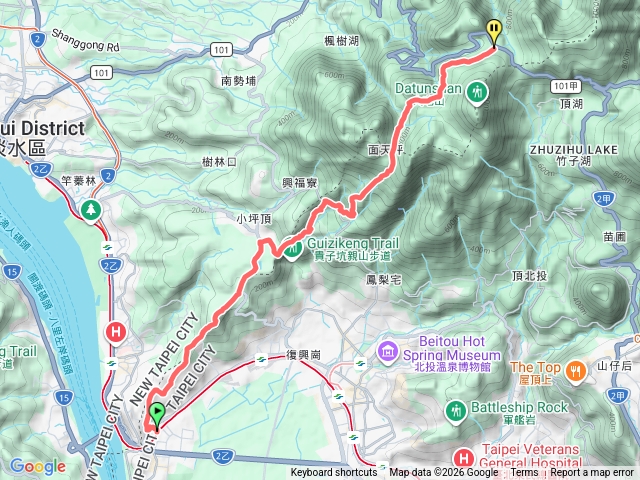 2026臺北大縱走臺北大縱走第一段：關渡至二子坪20260308102904