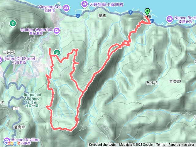 11/30劍龍稜/半屏山/燦光寮山/報時山/煙囪山/復興山/無耳茶壺山預覽圖