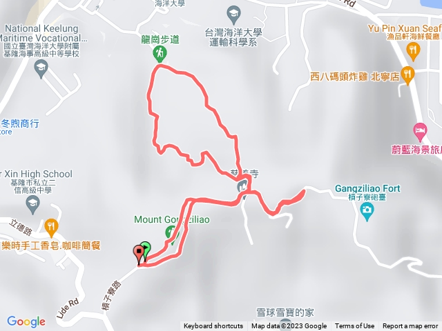 基隆－臺灣百大必訪步道槓子寮砲台、槓子寮山步道(龍崗步道)202307151506
