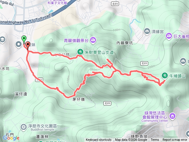 土城大尖山至牛埔頭山，二尖山下