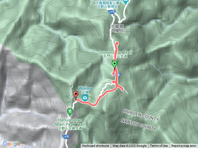石門山 合歡尖山