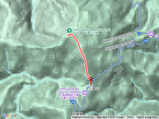 合歡北峰往返
