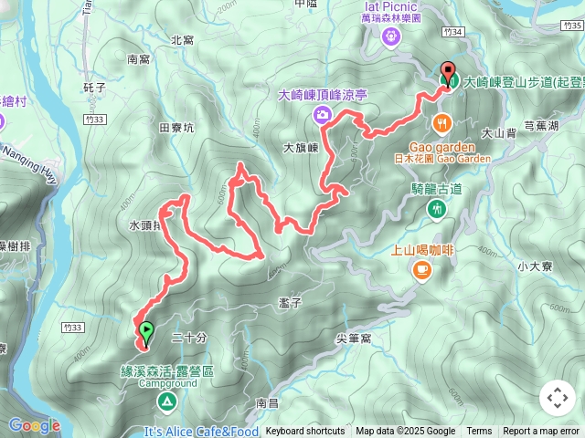 田薯縱走加大崎崠六連峰