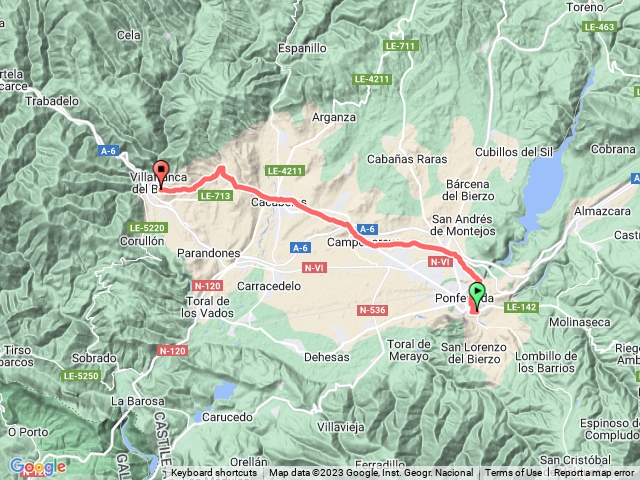 法國之路 D25 Ponferrada - Villafranca del Bierzo