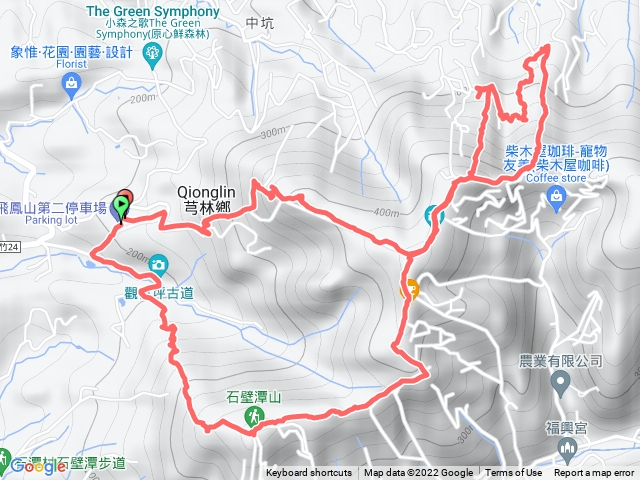 飛鳳山-石壁潭山-中坑山-大板根O型