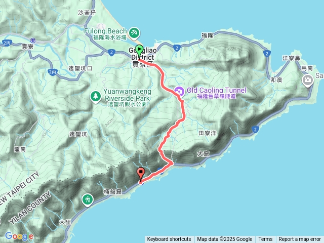 淡蘭古道之隆嶺古道的福隆到石城