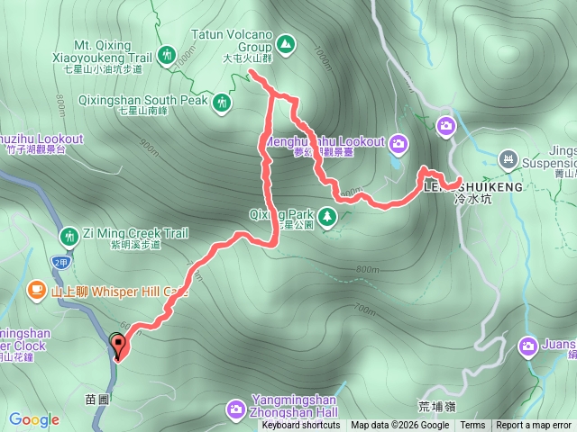 七星山二進二出,膝蓋爆掉預覽圖