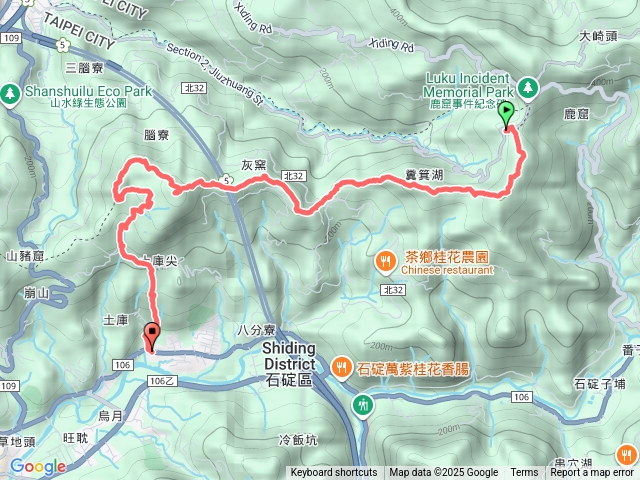 南港茶製場-深按頭山-三層崎-土庫岳東峰-土庫岳-山豬窟尖-山豬淚湖-土庫站