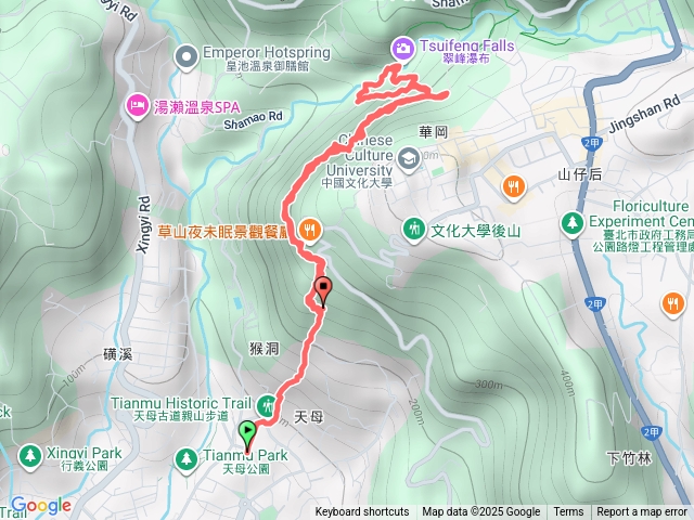 天母天母步道翠峰湖