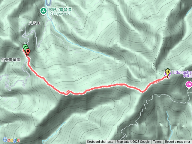 大混山李棟山來回中走