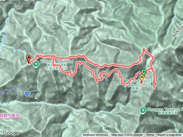 9/14⛰南華山/奇萊南峰/深堀山/尾上山預覽圖