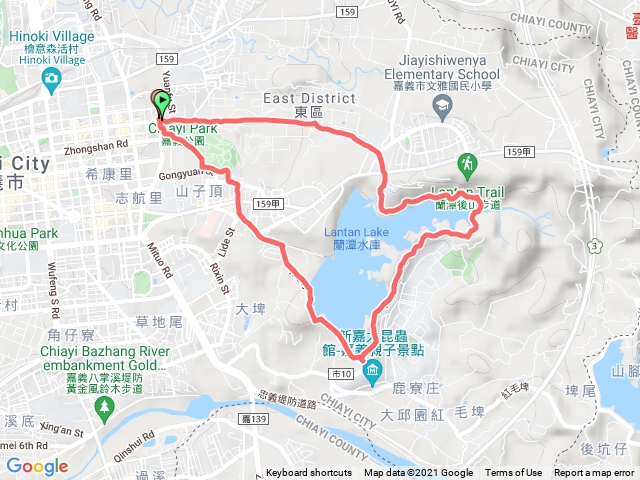 嘉義公園環蘭潭一圈