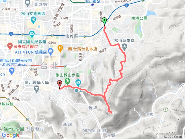 慈惠堂到象山親山步道