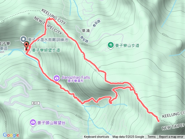 20251010六六登山隊汐止姜子寮絕壁古道姜子寮山旗尾崙山O形