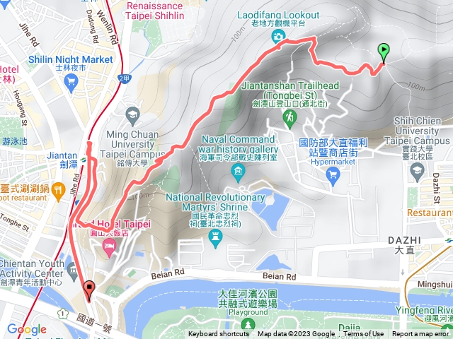 20230112雞南山步道/劍潭山/圓山飯店