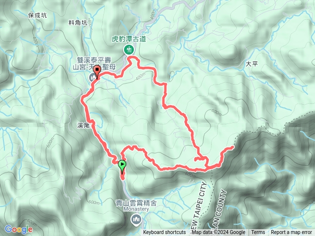 番仔石崁古道橫山竹子山古道虎豹潭古道預覽圖