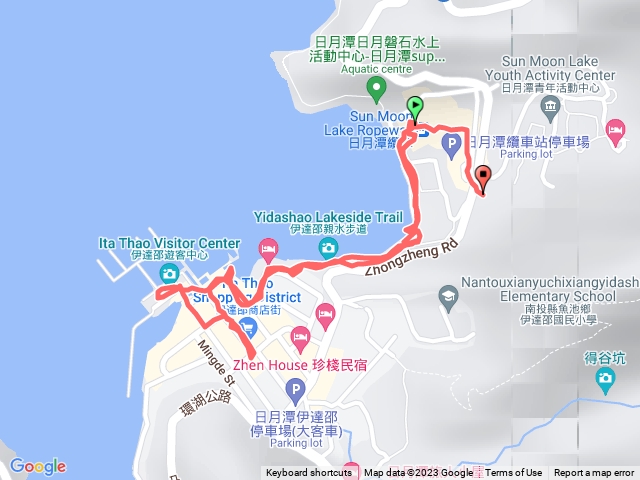 日月潭攬車-伊達邵原路折返