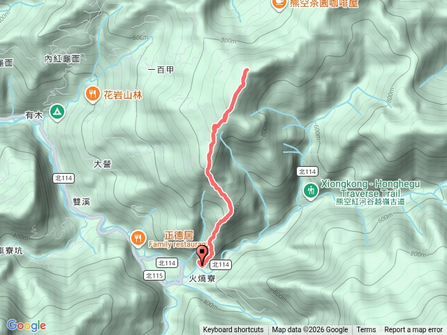 熊空山蚋仔尖火燒寮山預覽圖