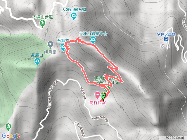 頂湖大凍山步道