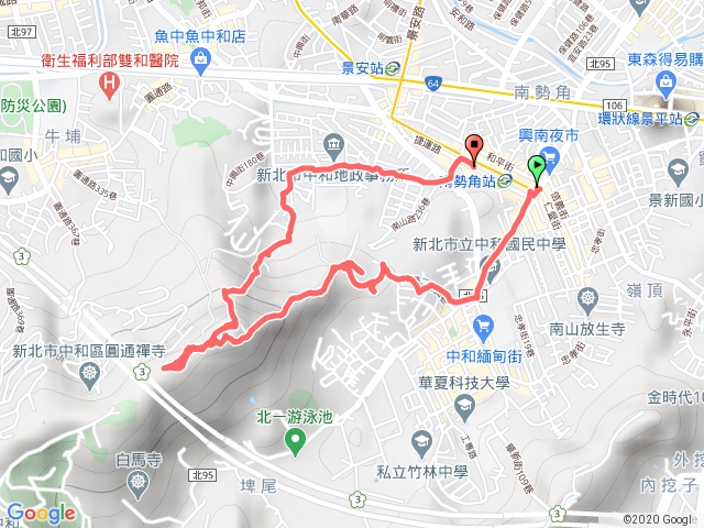 中和國強嶺、國勝嶺、國旗嶺、鄧公嶺、長壽嶺步道1090912