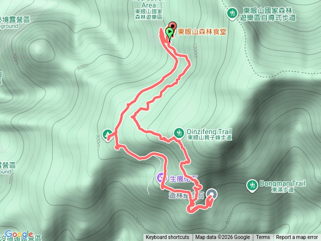 東眼山親子峰地質步道