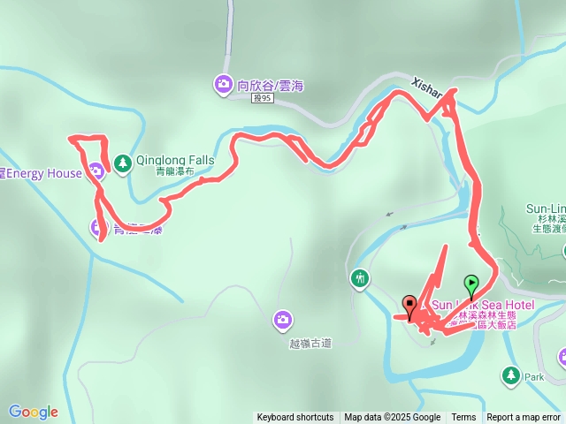 衫林溪青龍瀑布