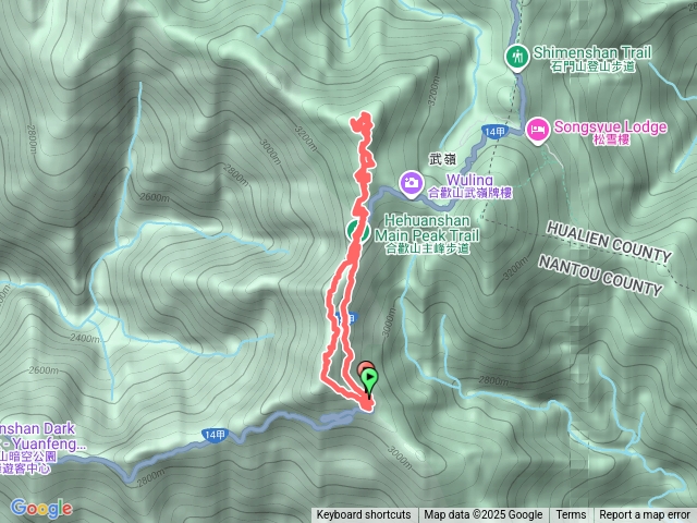 合歡南縱走合歡主預覽圖