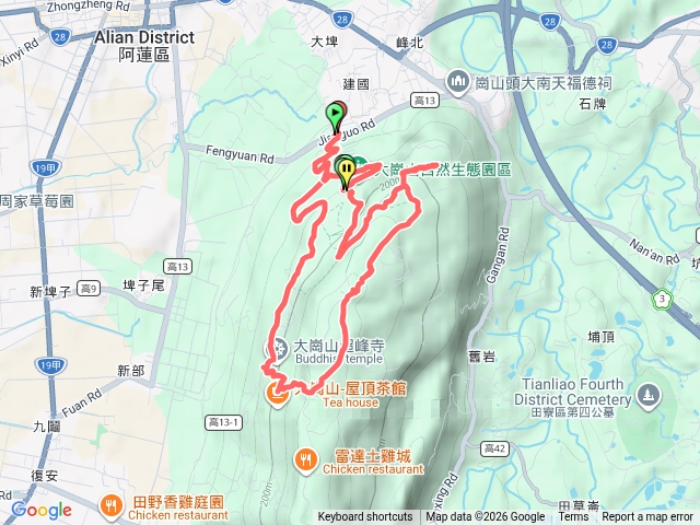 大崗山自由走預覽圖