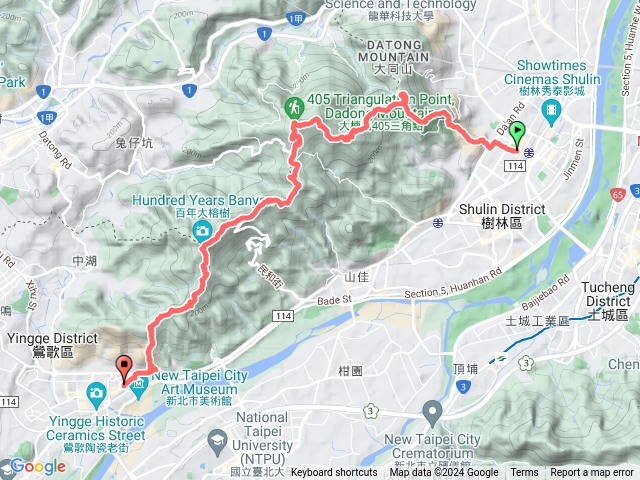 樹林-鶯歌縱走(大同山、青龍嶺、大棟山、石灰坑山、鶯歌石)