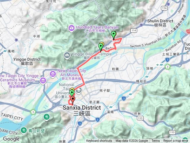 115/10/26-山三輕旅行（山佳-三峽11公園連走）