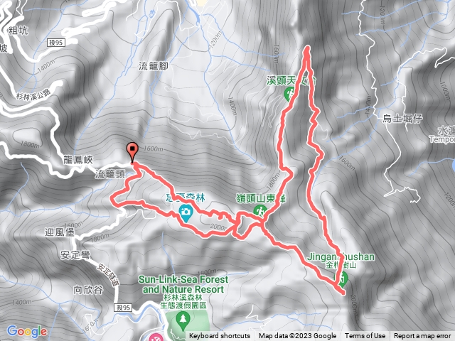 溪頭鳳凰嶺線步道(南嶺線)、金柑樹山、忘憂森林