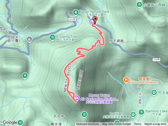 夜爬大屯山預覽圖