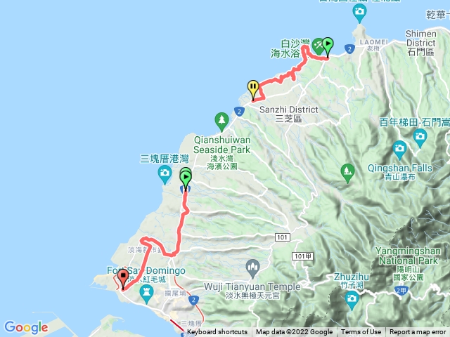 北海岸健走D3 石門~ 淡水