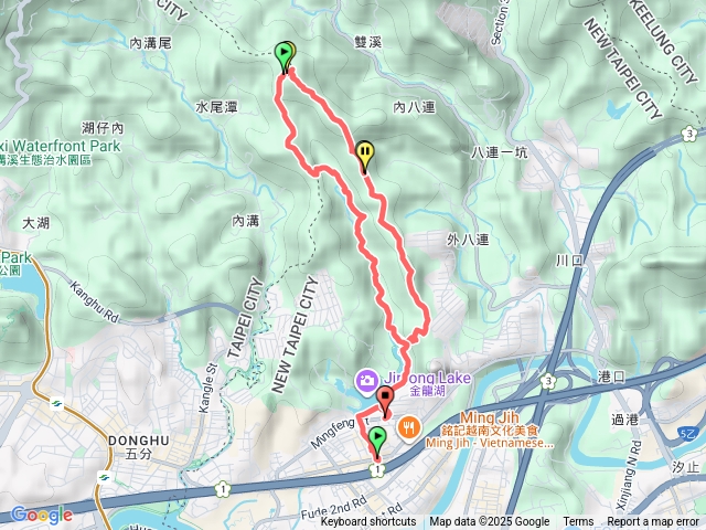 新北市汐止翠池.老鷲尖山.內溝山