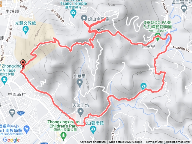 虎山登山步道-虎山金母殿-楓仔坑步道 環形路線