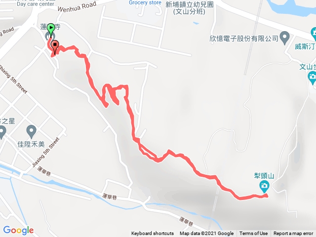 蓮華寺、犁頭山來回