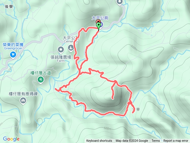 紅檀古道、大平山、大平山腰古道0型預覽圖