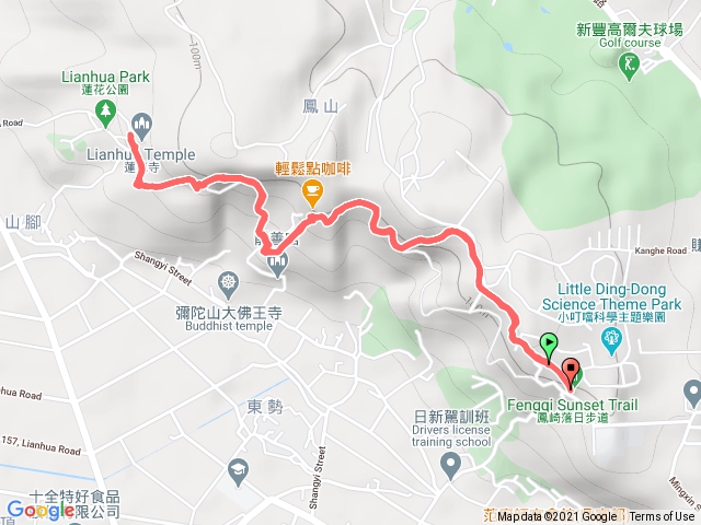 鳳崎落日步道來回