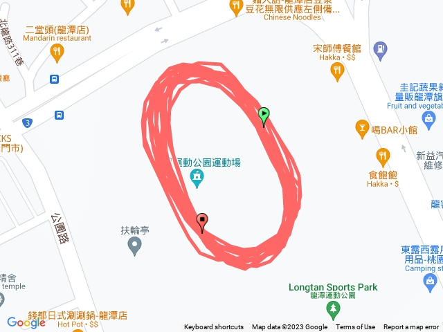龍潭公園跑步