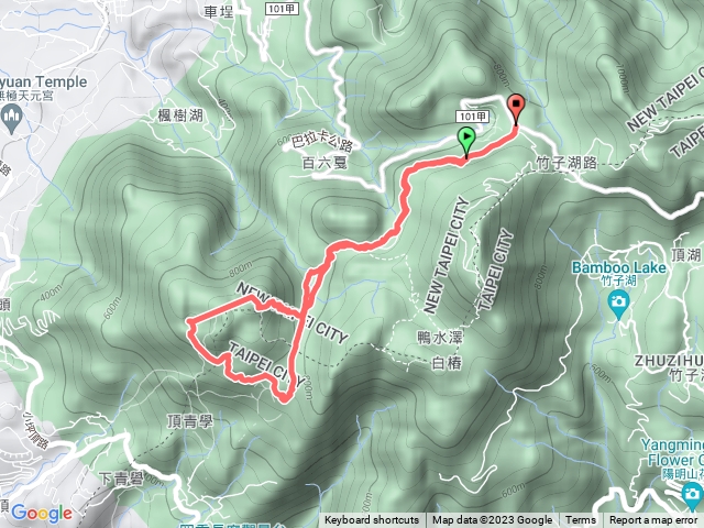 二子坪-面天山-向天池-二子坪