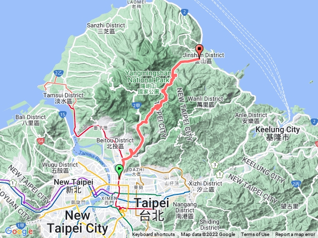 陽明山南北大縱走+泡湯