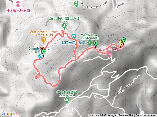 20210411_五指山五指連走-一線天O型來回