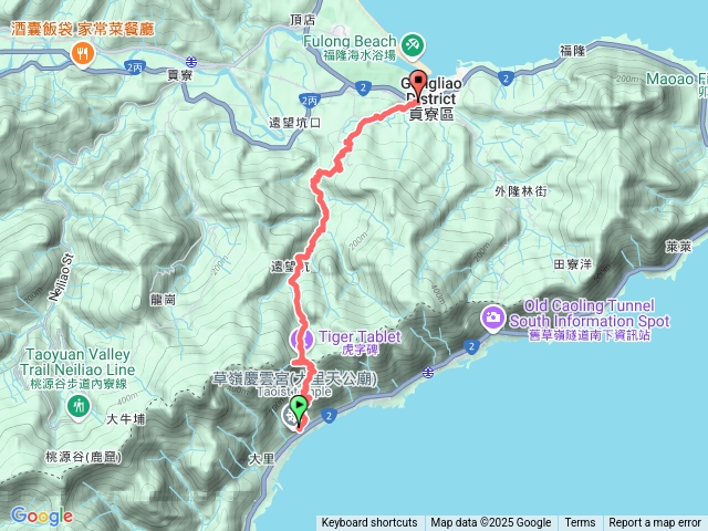 草嶺古道（大里-福隆）