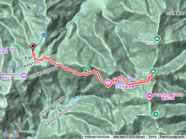 東埔上玉山主峰單攻預覽圖