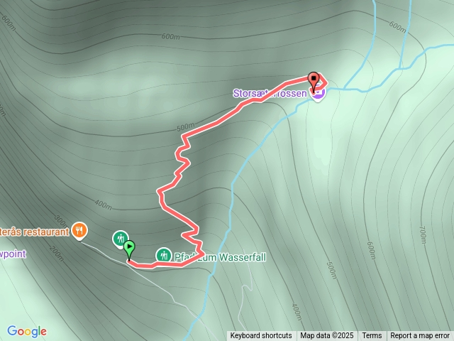 Storseterfossen Waterfall