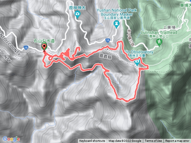 石山，塔塔加，鹿林山