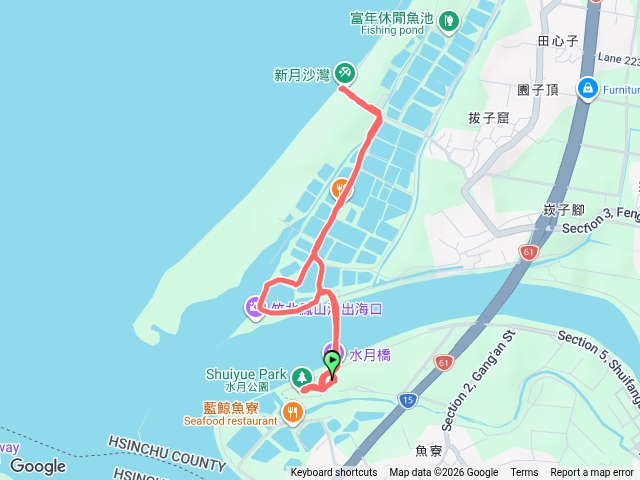 烏金漫步道-新月沙灣