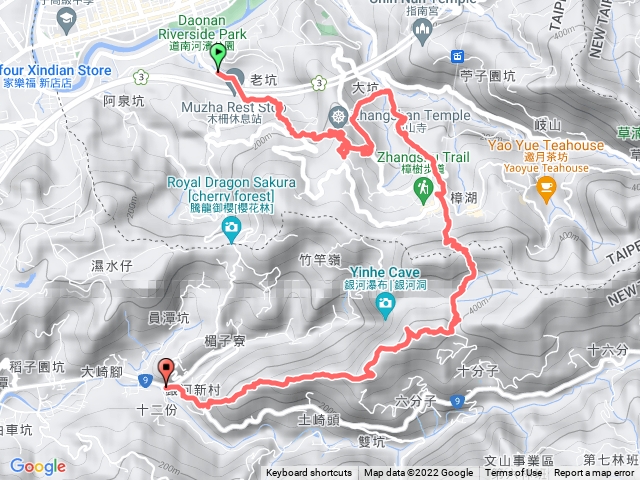貓空步道至六分山