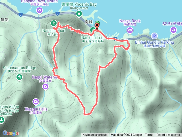 2024-07-04 南子吝山稜+石梯坑山稜O型縱走預覽圖