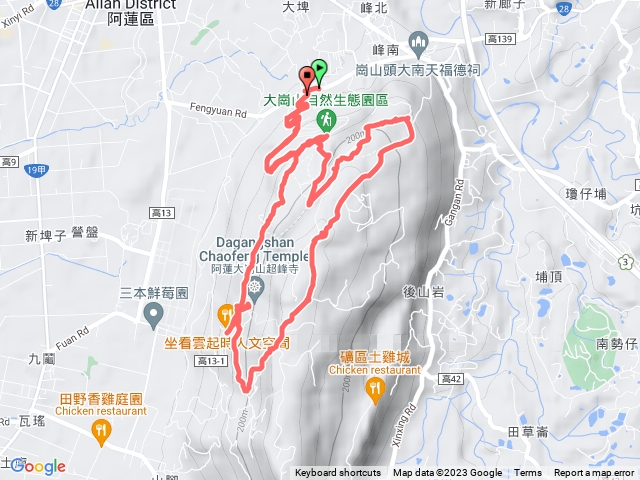 大崗山步道